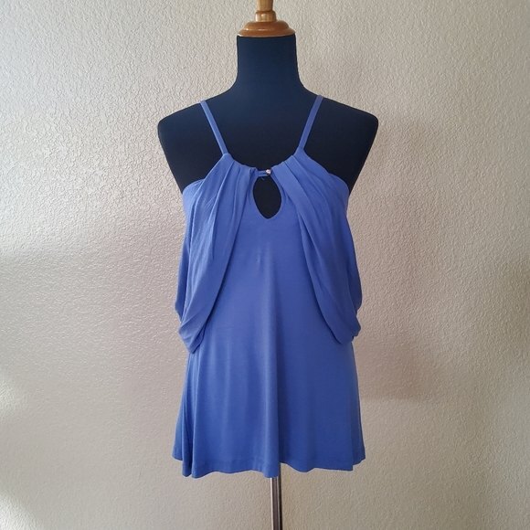 LaRok Tops - New LaROK Sleeveless Cami Tank Top Blue